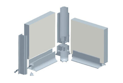 Aluminum Connection For Sandwich Panels